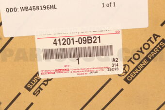 Toyota 4120109B21 FINAL GEAR KIT DIFF