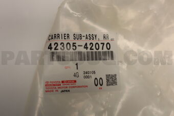 Toyota 4230542070 CARRIER SUB-ASSY RR