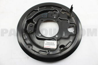 Toyota 4704435140 PLATE SUB-ASSY, BRAKE BACKING, REAR LH