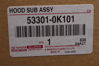 Toyota 533010K101 HOOD SUB-ASSY