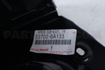 Toyota 537026A133 APRON SUB-ASSY, FRONT FENDER, LH