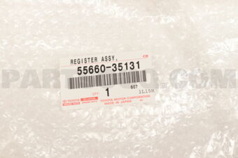 Toyota 5566035131 REGISTER ASSY, INSTRUMENT PANEL, NO.2