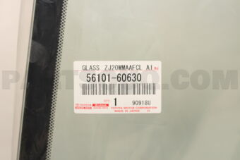 Toyota 5610160630 GLASS, WINDSHIELD