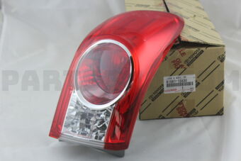 Toyota 8156112A30 LENS &amp; BODY, REAR COMBINATION LAMP, LH