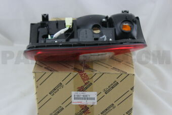 Toyota 8156160671 LENS & BODY, REAR COMBINATION LAMP, LH