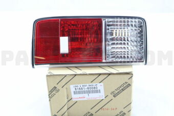 Toyota 8168160080 LENS & BODY, BACK-UP LAMP, LH