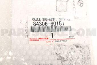 Toyota 8430660151 CABLE SUB ASSY