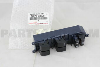 Toyota 8482033270 MASTER SWITCH ASSY, POWER WINDOW REGULATOR