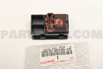 Toyota 8487060100C0 SWITCH ASSY, OUTER MIRROR