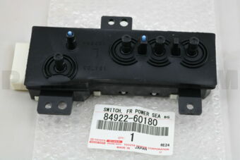 Toyota 8492260180 SWITCH, FRONT POWER SEAT