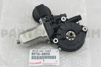 Toyota 8571058010 MOTOR ASSY, POWER WINDOW REGULATOR, RH/LH