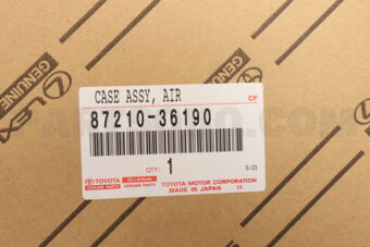 Toyota 8721036190 CASE ASSY, AIR