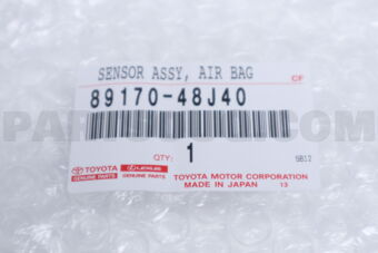 Toyota 8917048J40 SENSOR ASSY, AIR BAG