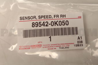 Toyota 895420K050 SENSOR SPEED FR RH