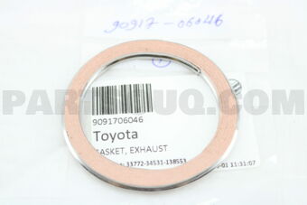 Toyota 9091706046 GASKET, EXHAUST PIPE