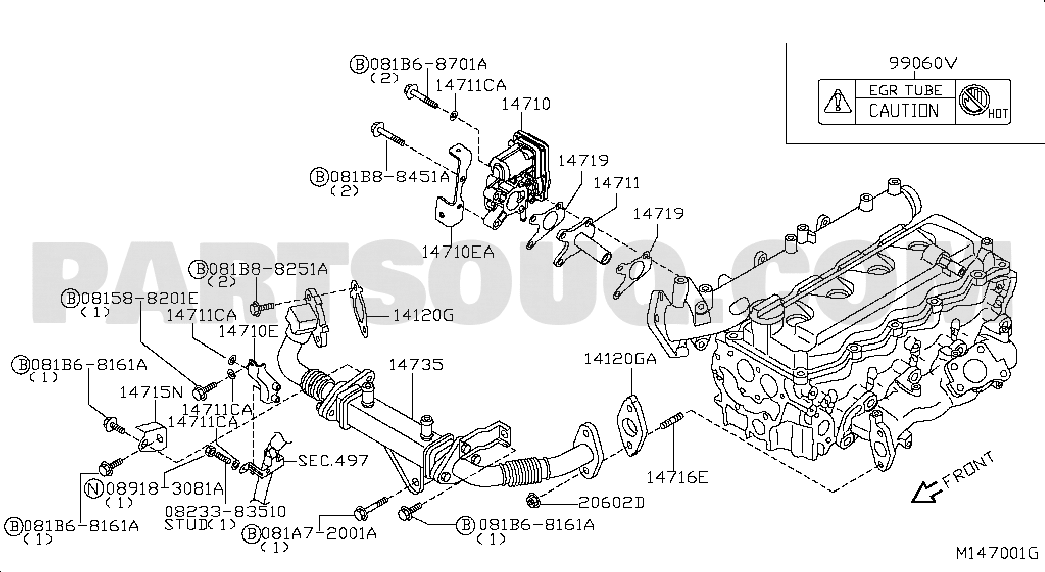 Lcv4 ENGINE MECHANICAL | Nissan NAVARA 02.2008 K - GRAPHITE(GREY) Parts ...