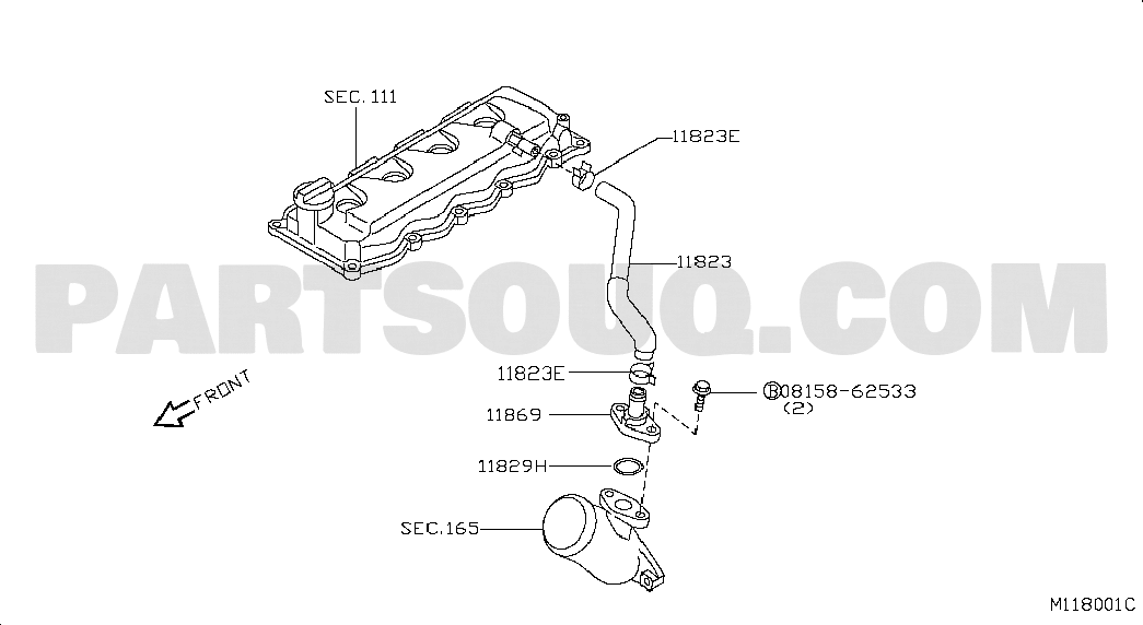 Lcv4 ENGINE MECHANICAL | Nissan PATHFINDER 04.2007 C - DESERT(BEIGE) Parts ...