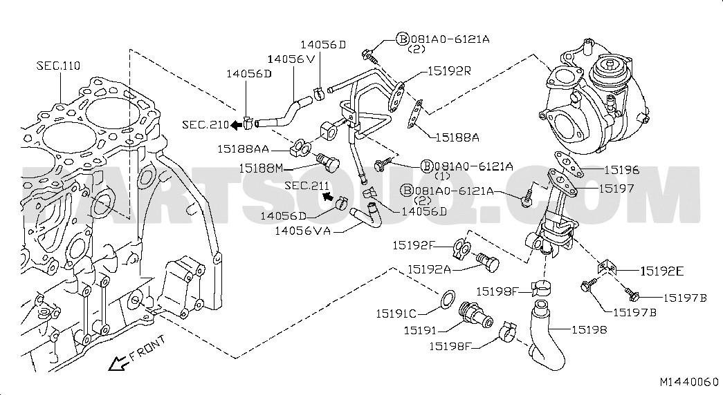Lcv4 ENGINE MECHANICAL | Nissan PATHFINDER 04.2007 K - GRAPHITE(GREY) Parts ...