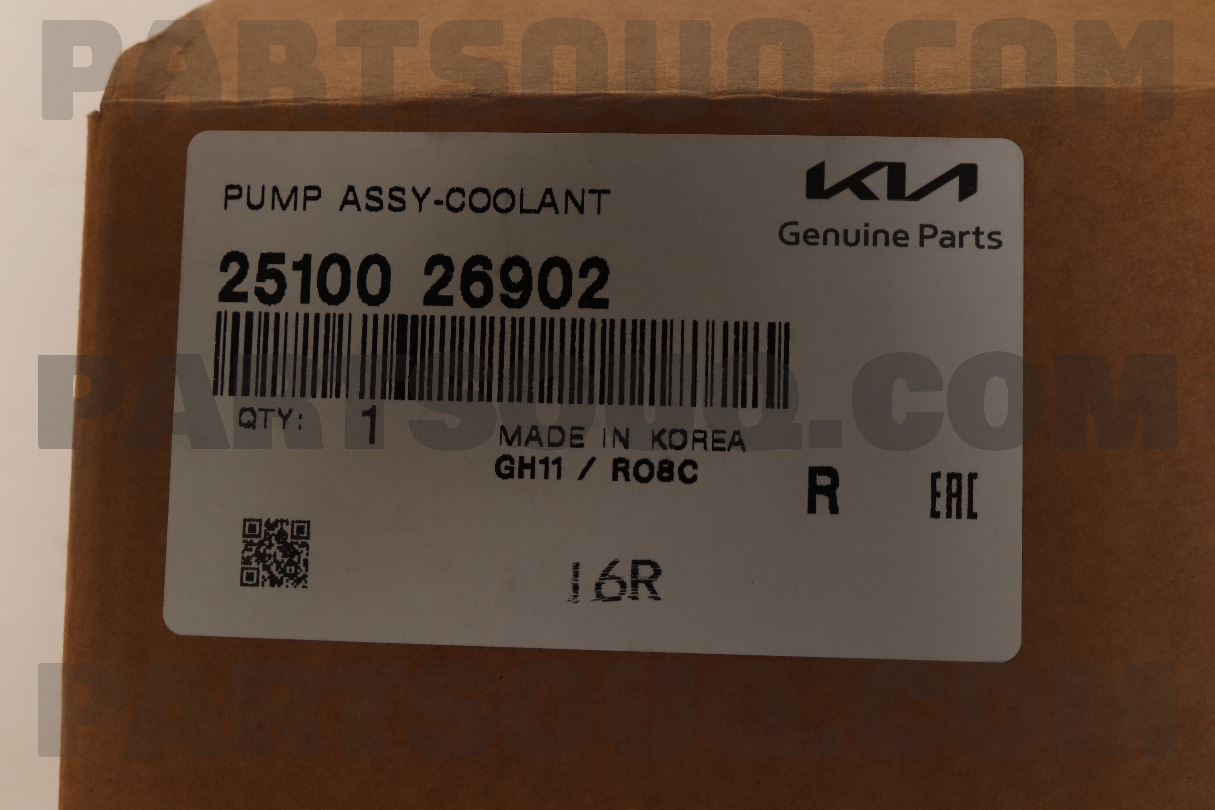 2510026902 PUMP ASSY-COOLENT