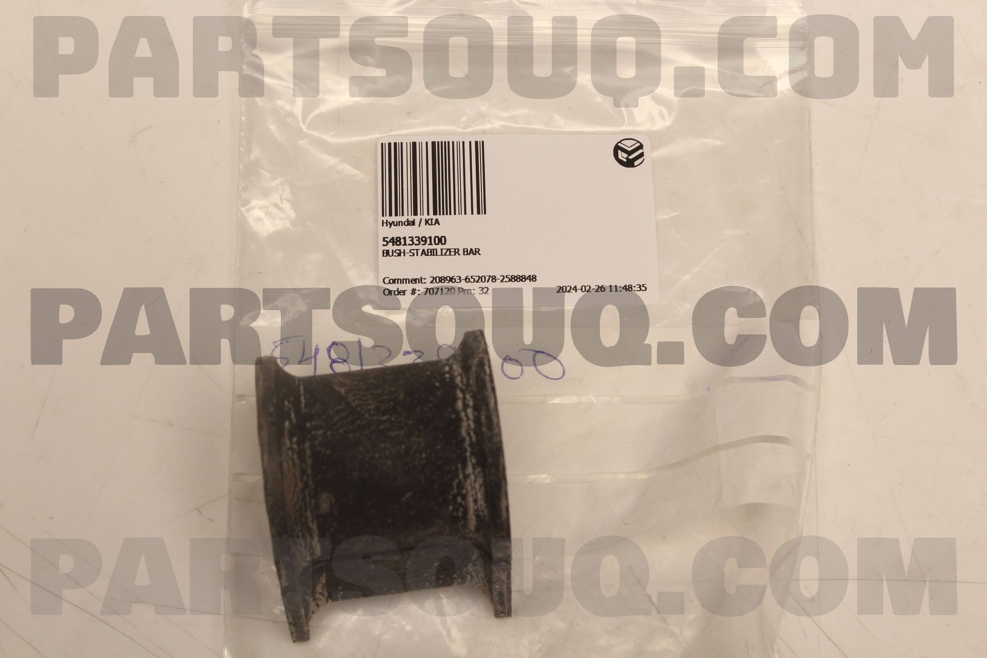 5481339100 BUSH-STABILIZER BAR