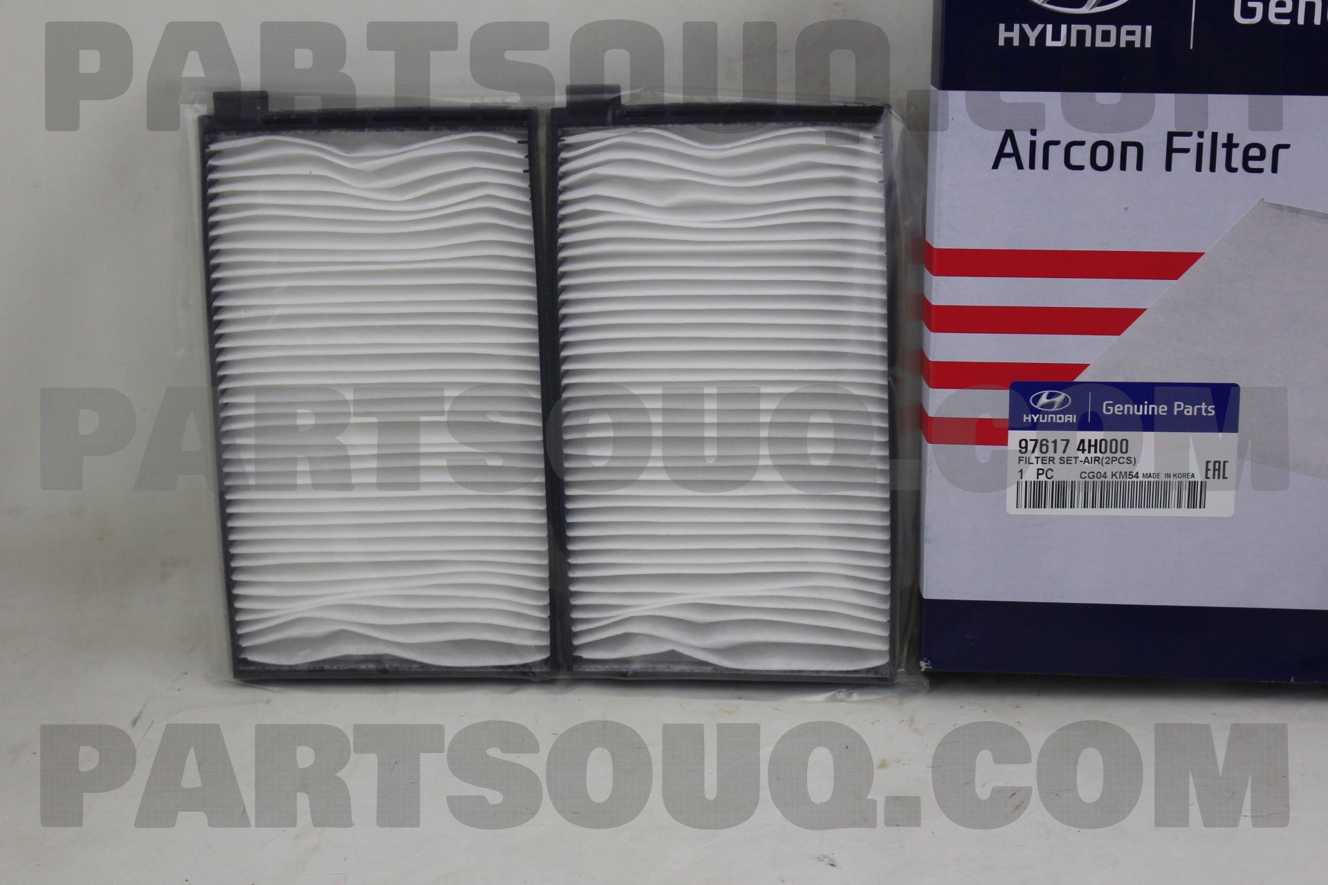 976174H000 FILTER SET-AIR(2PCS)