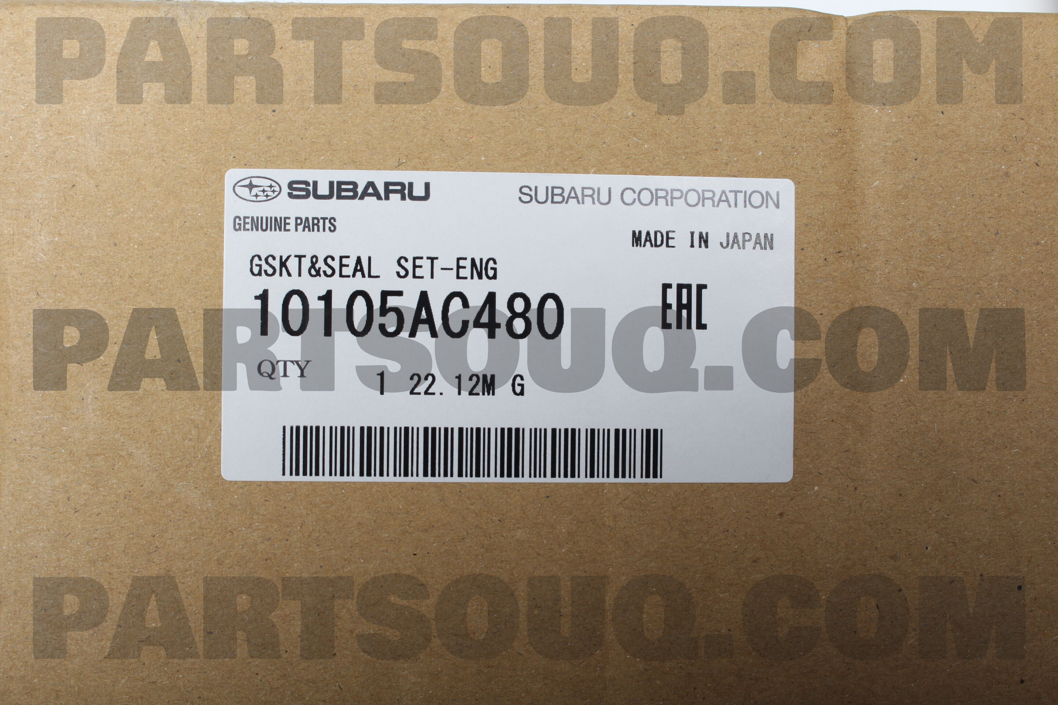 Gskt Rotties GSKT&SEAL SET-ENG 10105AC691 | Subaru Parts | PartSouq