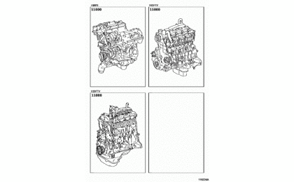 Partial engine assembly