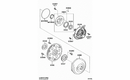 Torque converter, front oil pump & Chain (atm)
