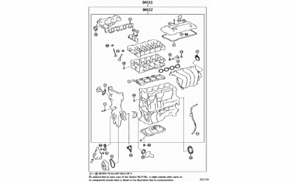 Engine overhaul gasket kit 1