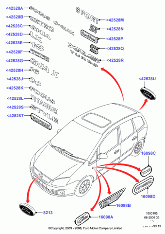 Focus 2004-/Focus C-Max CAP 2003-2007 Europe 2003