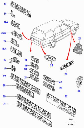 Sierra CD 1982-1986 Europe 1982