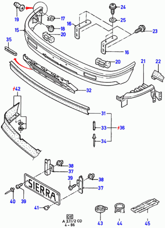 Sierra CD 1982-1986 Europe 1982