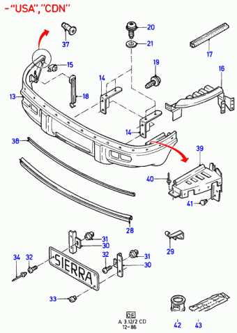 Sierra CD 1982-1986 Europe 1982