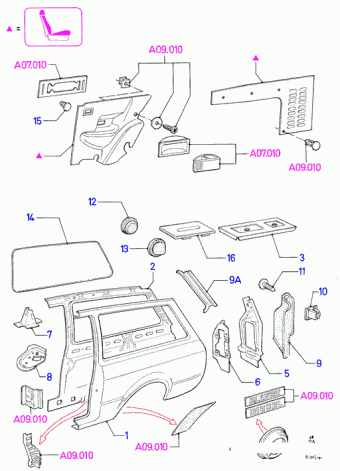 Escort DA 1986-1990 Europe 1986