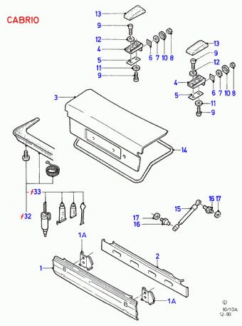 Escort DA 1986-1990 Europe 1986