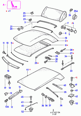 Escort DA 1986-1990 Europe 1986