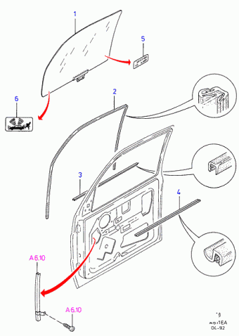 Escort/Orion EA 1990-1995 Europe 1990