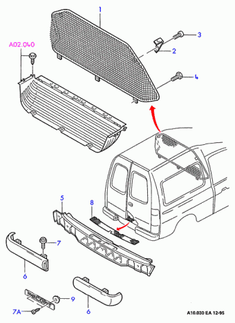 Escort/Orion EA 1990-1995 Europe 1990