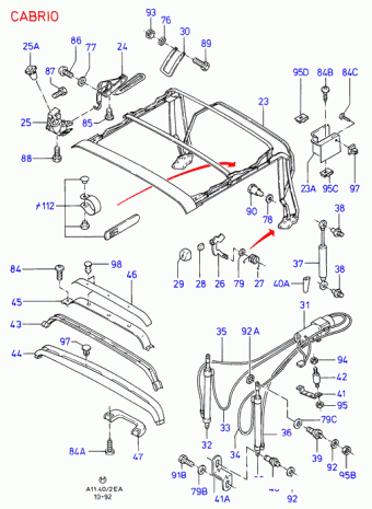 Escort/Orion EA 1990-1995 Europe 1990