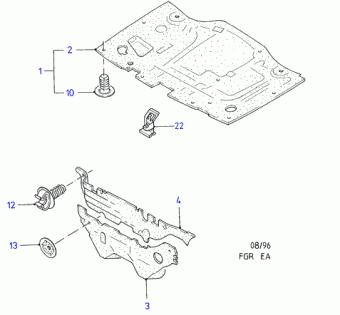 Escort/Orion EA 1990-1995 Europe 1990