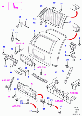 Mondeo FD 1992-1996 Europe 1992