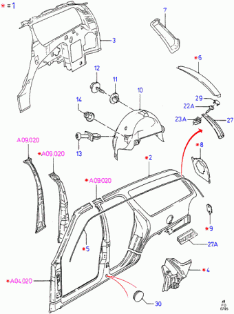 Mondeo FD 1992-1996 Europe 1992