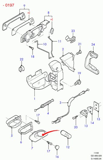Mondeo GD 1996-2000 Europe 1996