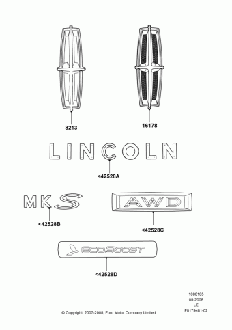Lincoln MKS (LE) America 2010