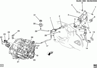 Cavalier 2004 (L61) MOTOR,2.2L,4CYL,ICM,ALCD