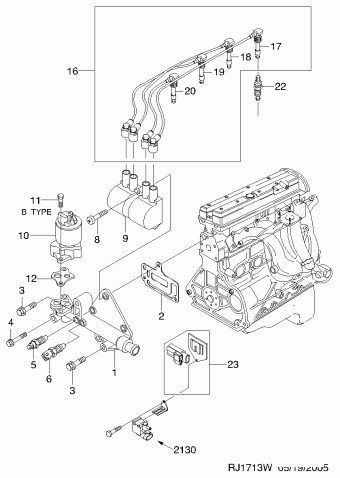 LACETTI + NUBIRA + OPTRA (J200) [EUR] 21.05.2004 037061K5