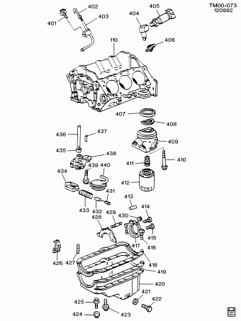 SMALL VAN 4 X 2 CHEVY VAN SPORT VAN AND ASTRO GMC VANDURA RALLY & SAFARI 1990 (LB4) ENGINE,(4.3Z),V6,EFI