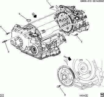 Cavalier 2004 (L61) ENGINE,2.2L,4CYL,MFI,DOHC