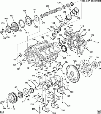 Silverado/Sierra/Cheyenne - 03,43,53 Bodystyle (2WD) 01.12.2011 2012