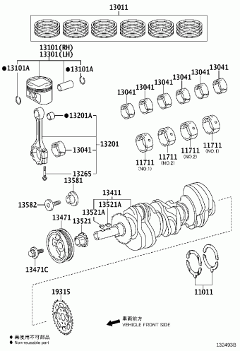 LEXUS IS2###/3### GSE31L-BEZLHV ASE30,AVE30,GSE3#
